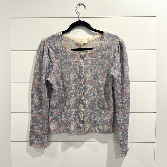 Loveshackfancy Simona blue floral cardigan - Picture 5 of 8